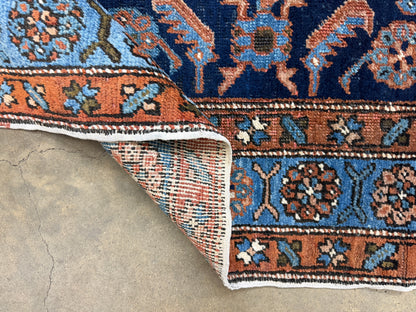 Hand-Knotted Antique Heriz Runner - 3’1”x17’2”