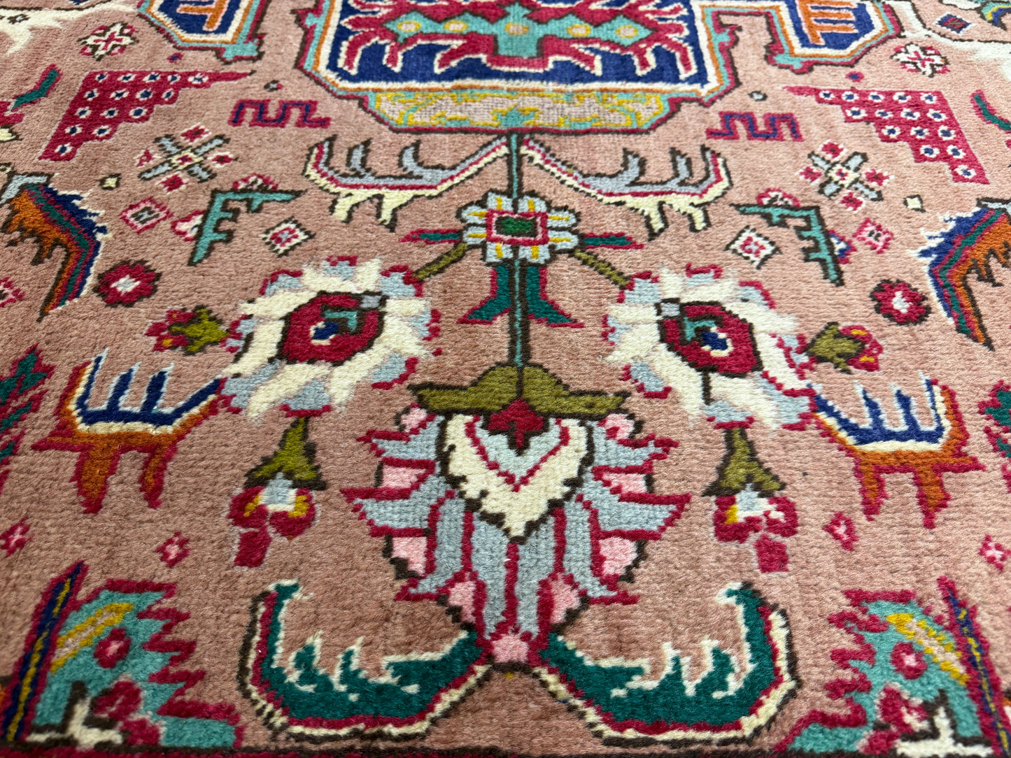 9’8”x13’ Hand-Knotted Persian Tabriz Area Rug