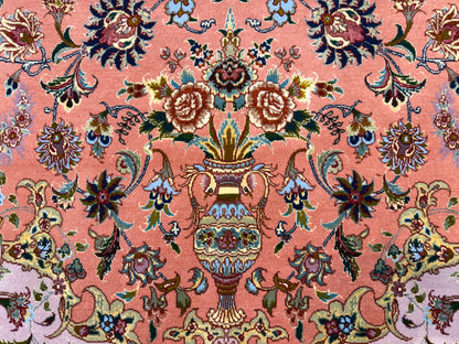9’7”x14’ Hand-Knotted 70 Raj Persian Tabriz Rug - Signed Beirami