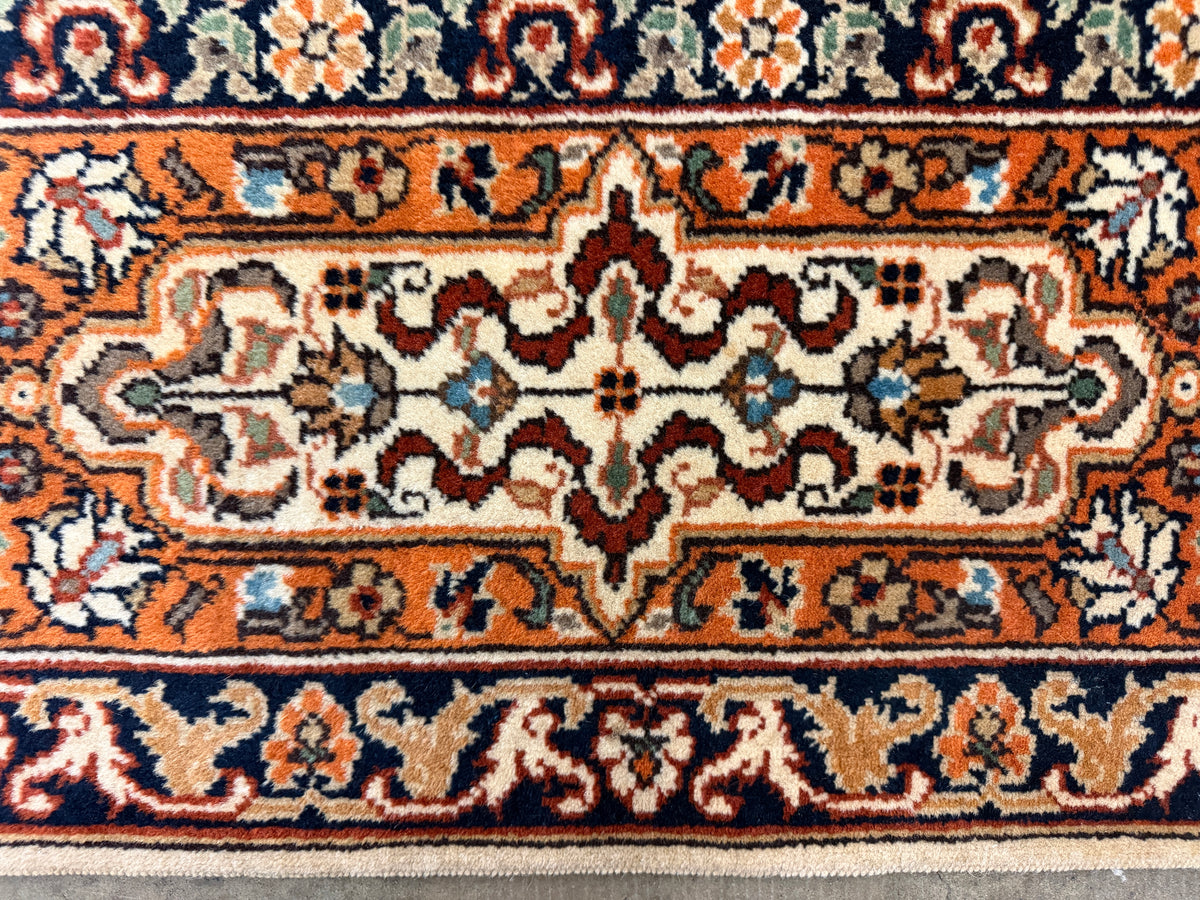 Hand-Knotted Persian Tabriz Rug- Signed - 7’10”x9’10”