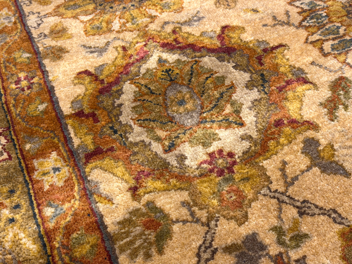 Hand-Knotted Agra Rug - 9’x12’