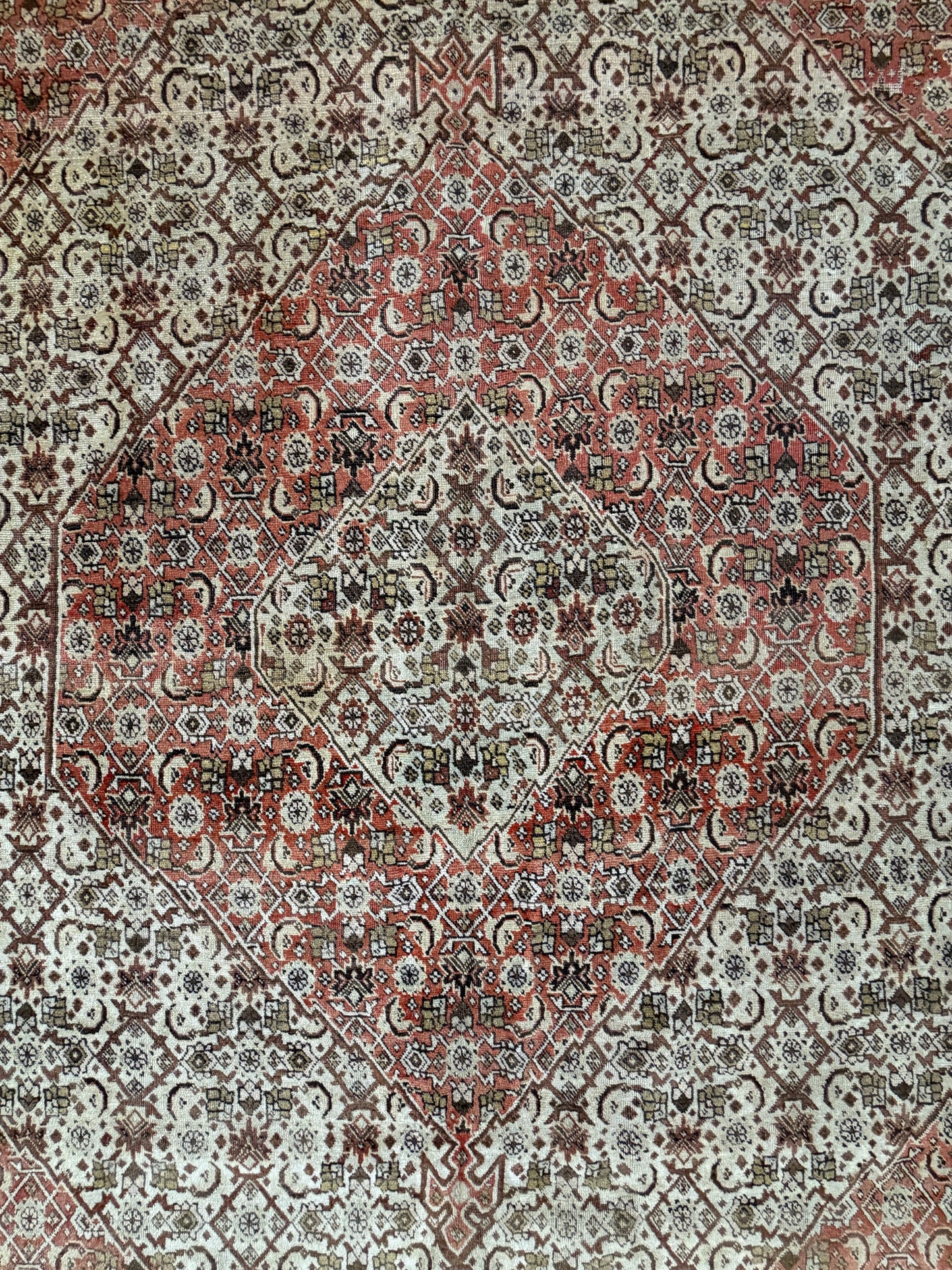 10x13-hand-knotted-antique-Persian-Tabriz-rug-bronze