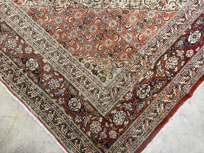 10x13-hand-knotted-antique-Persian-Tabriz-rug-bronze