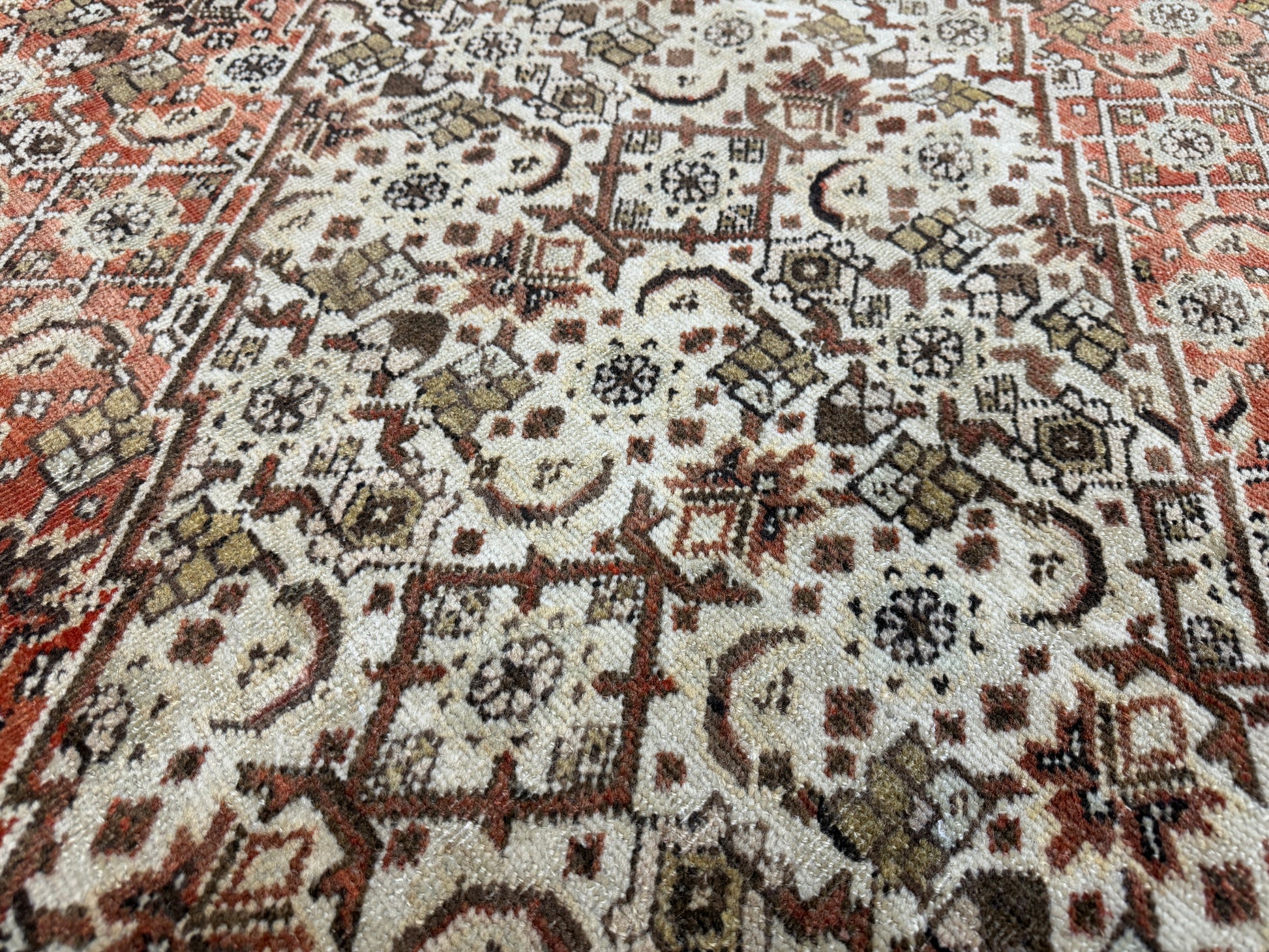 10x13-hand-knotted-antique-Persian-Tabriz-rug-bronze