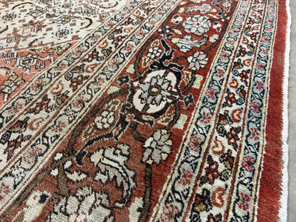 10x13-hand-knotted-antique-Persian-Tabriz-rug-bronze