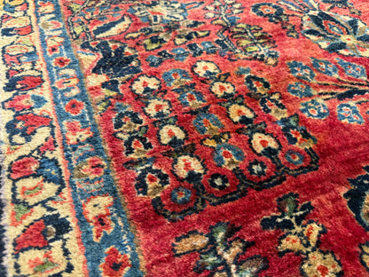 Hand-Knotted Persian Sarouk Rug - 10’1”x14’10”