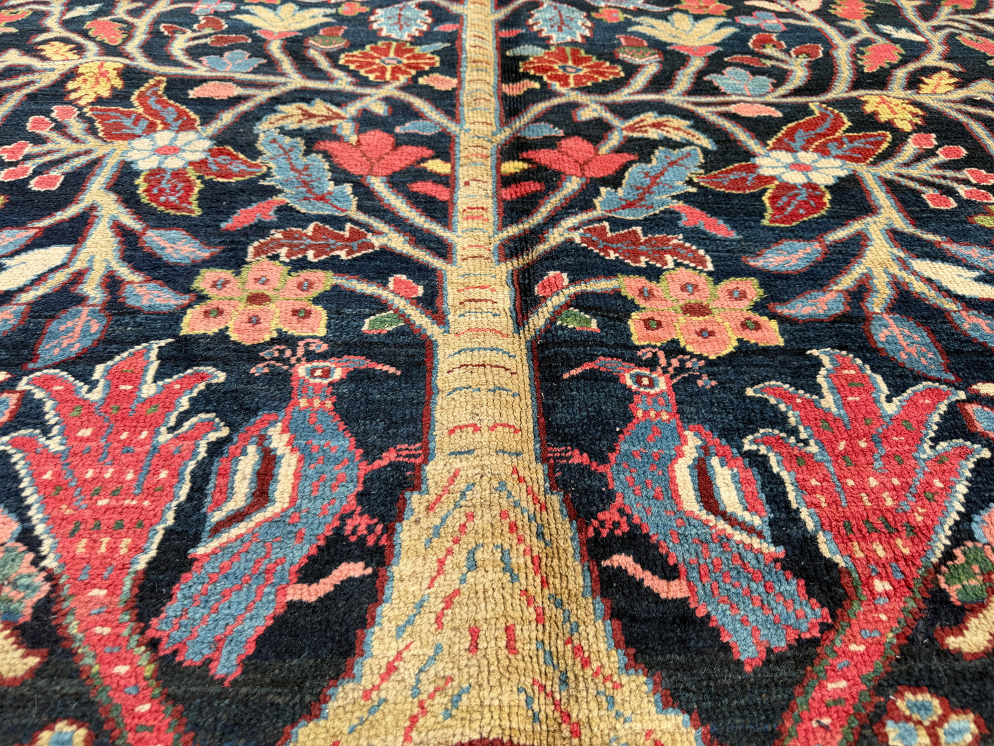 Hand-Knotted Antique Persian Heriz Rug - 12’6”x22’6”