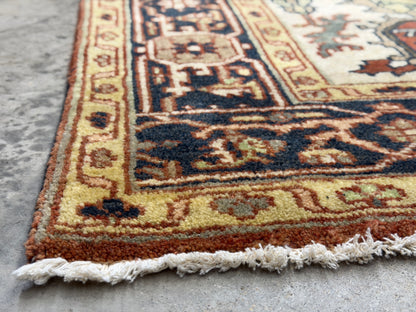 Hand-Knotted IndoSerapi Rug - 5’2”x7’9”