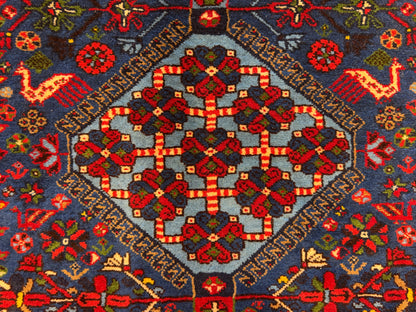 Hand-Knotted Yalameh Persian Runner - 2’11”x18’4”