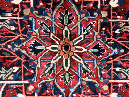 Hand-Knotted Persian Heriz Rug - 10’1”x12’2”