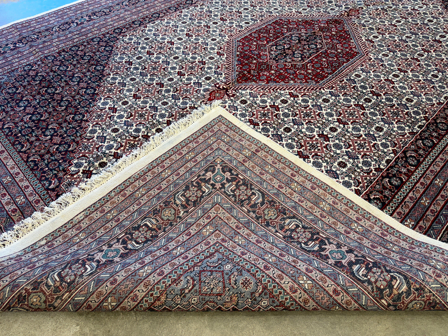 9’10”x14’ Hand-Knotted IndoBidjar Area Rug