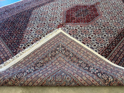 9’10”x14’ Hand-Knotted IndoBidjar Area Rug