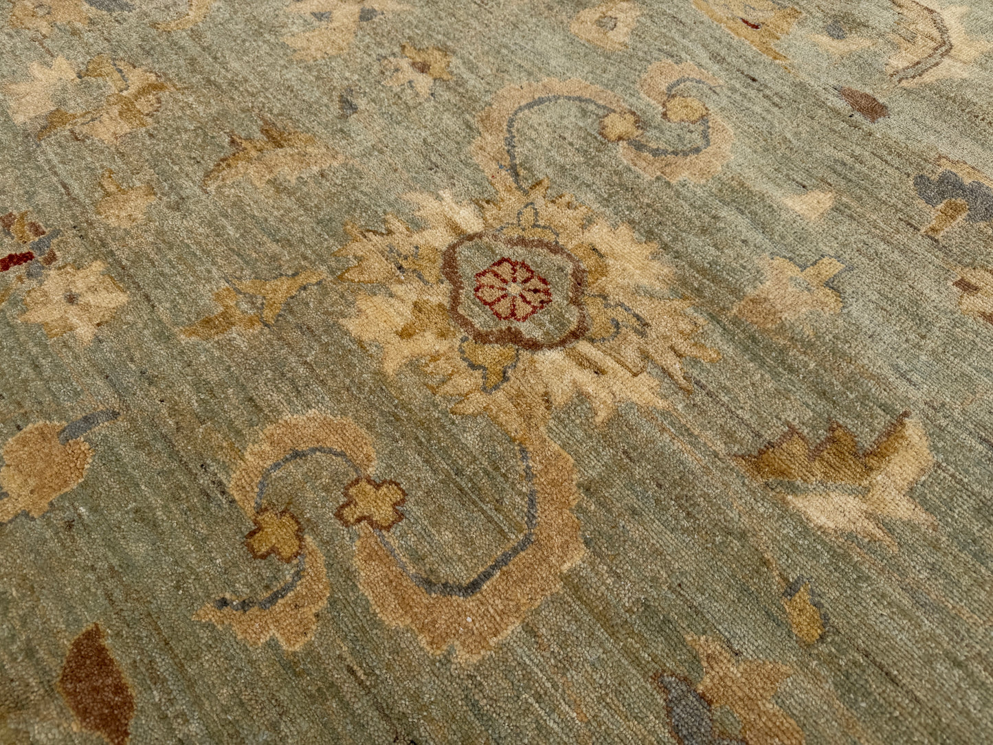 Hand-Knotted Oushak Rug - 13’x17’9”