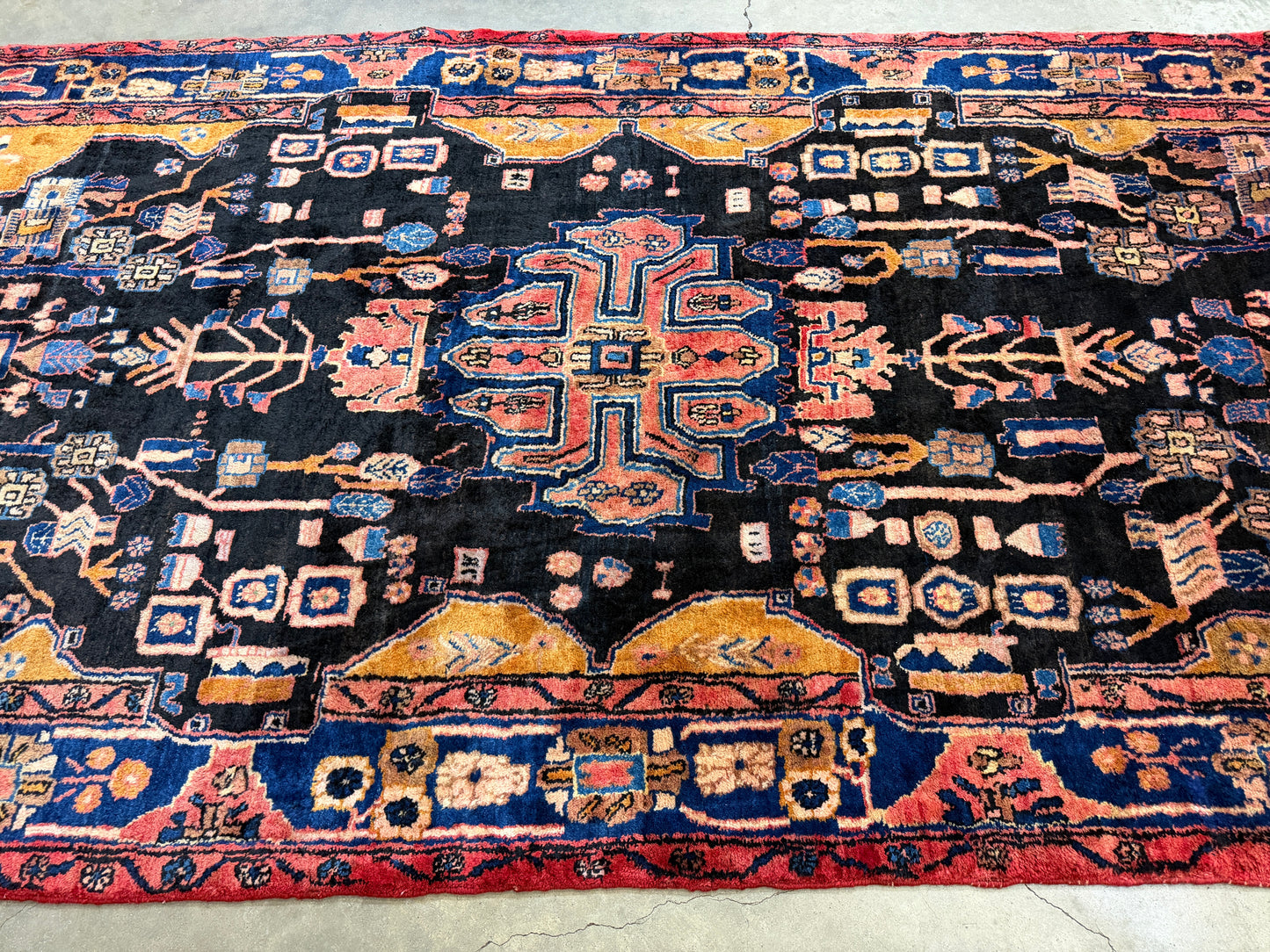 Hand-Knotted Persian Nahavand Rug - 5'4"x10'7"