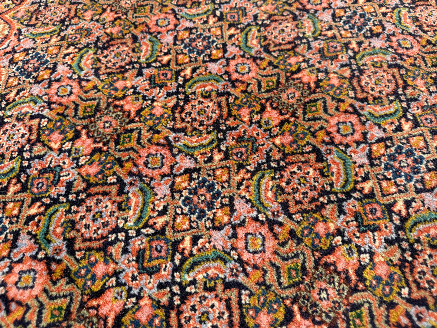 11’9”x15’9” Hand-Knotted Fine Wool Persian Sarab Area Rug