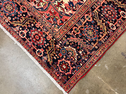 Hand-Knotted Persian Heriz Ahar Rug - 9’5”x12’3”