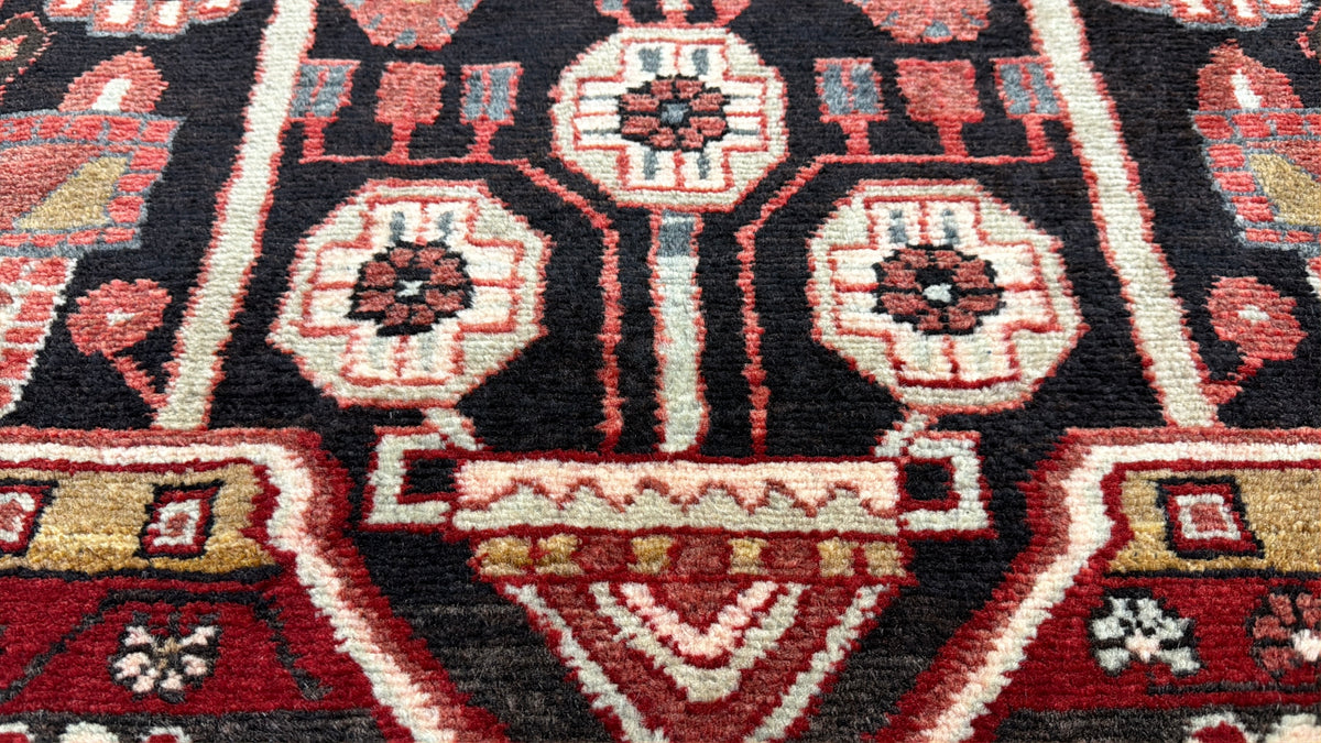 Hand-Knotted Persian Nahavand Rug - 4’10”x10’11”
