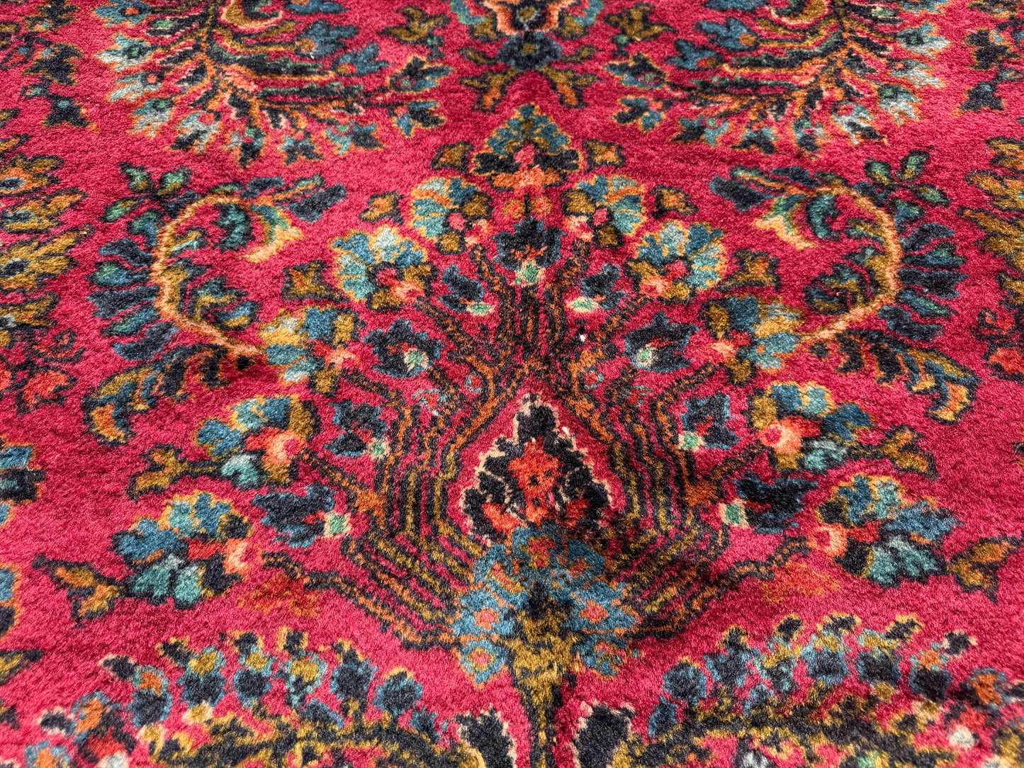 Hand-Knotted Persian Karastan Sarouk Rug - 9’x18’