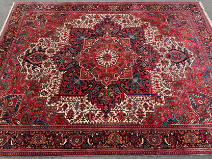 Hand-Knotted Persian Heriz Rug - 11’3”x15’8”