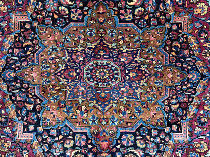 Hand-Knotted Persian Mashad Rug - 11’6”x17’7”