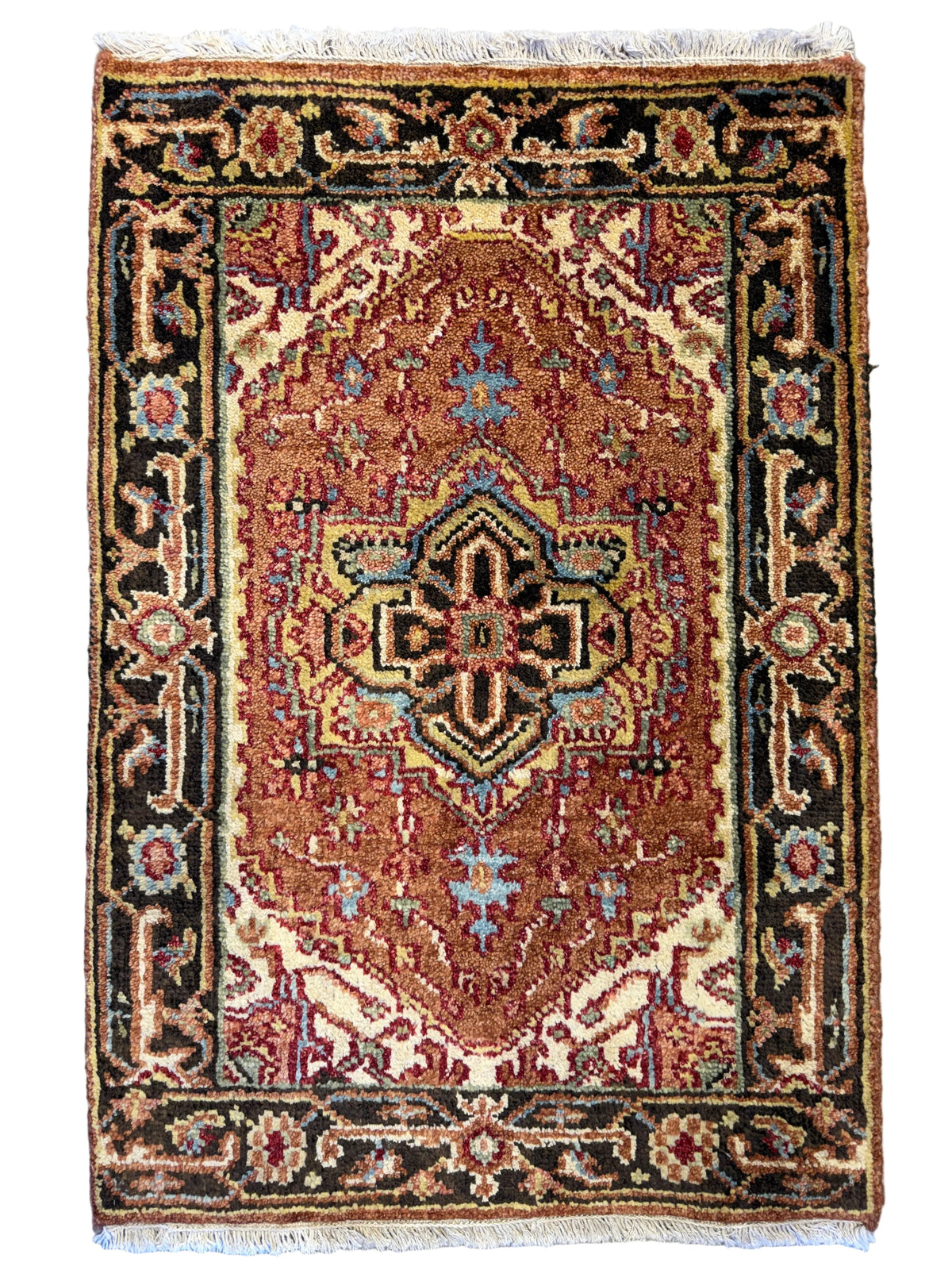 Hand-Knotted IndoHeriz Rug - 2’x3’
