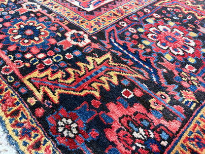 Hand-Knotted Persian Heriz Rug - 9’8”x13’2”