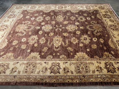 8’x10’ Hand-Knotted Wool Agra Area Rug