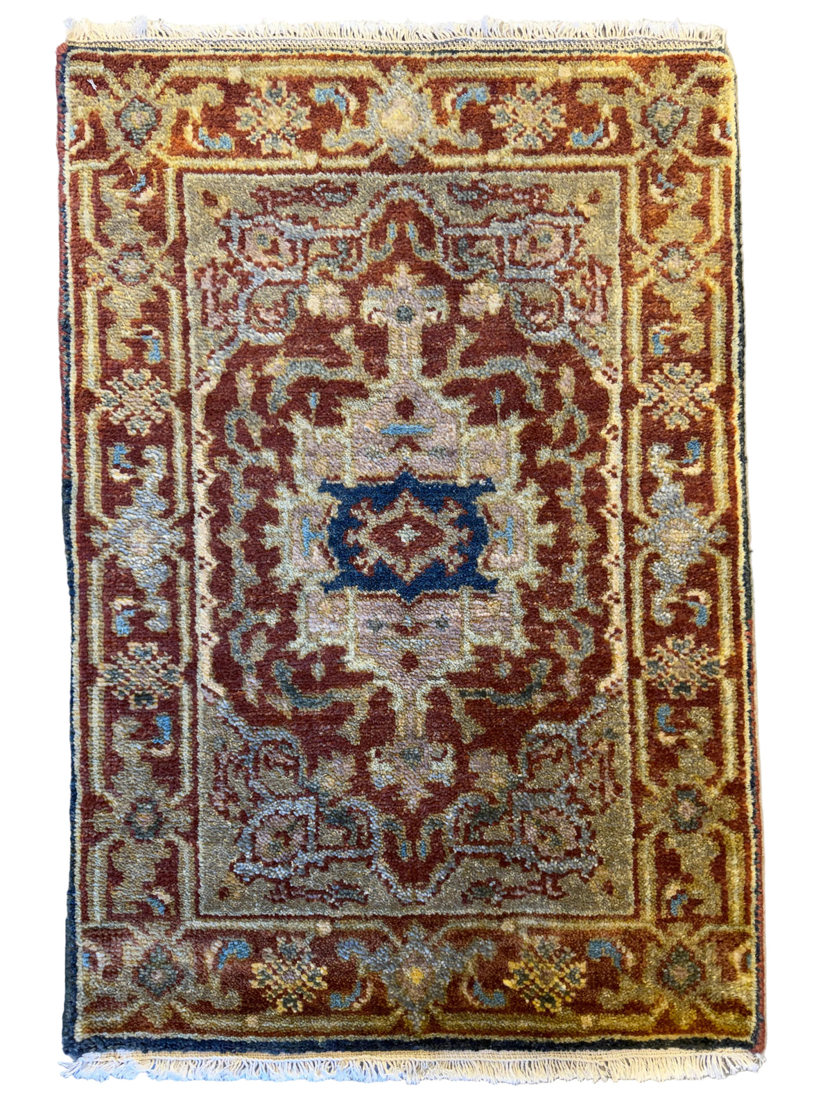 Hand-Knotted IndoHeriz Rug - 2’x3’