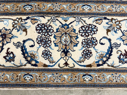 Hand-Knotted Persian Nain Rug - Signed Habibian - 9’6”x12’9”