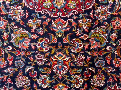 Hand-Knotted Persian Kashan Rug - 9’11”x14’3”