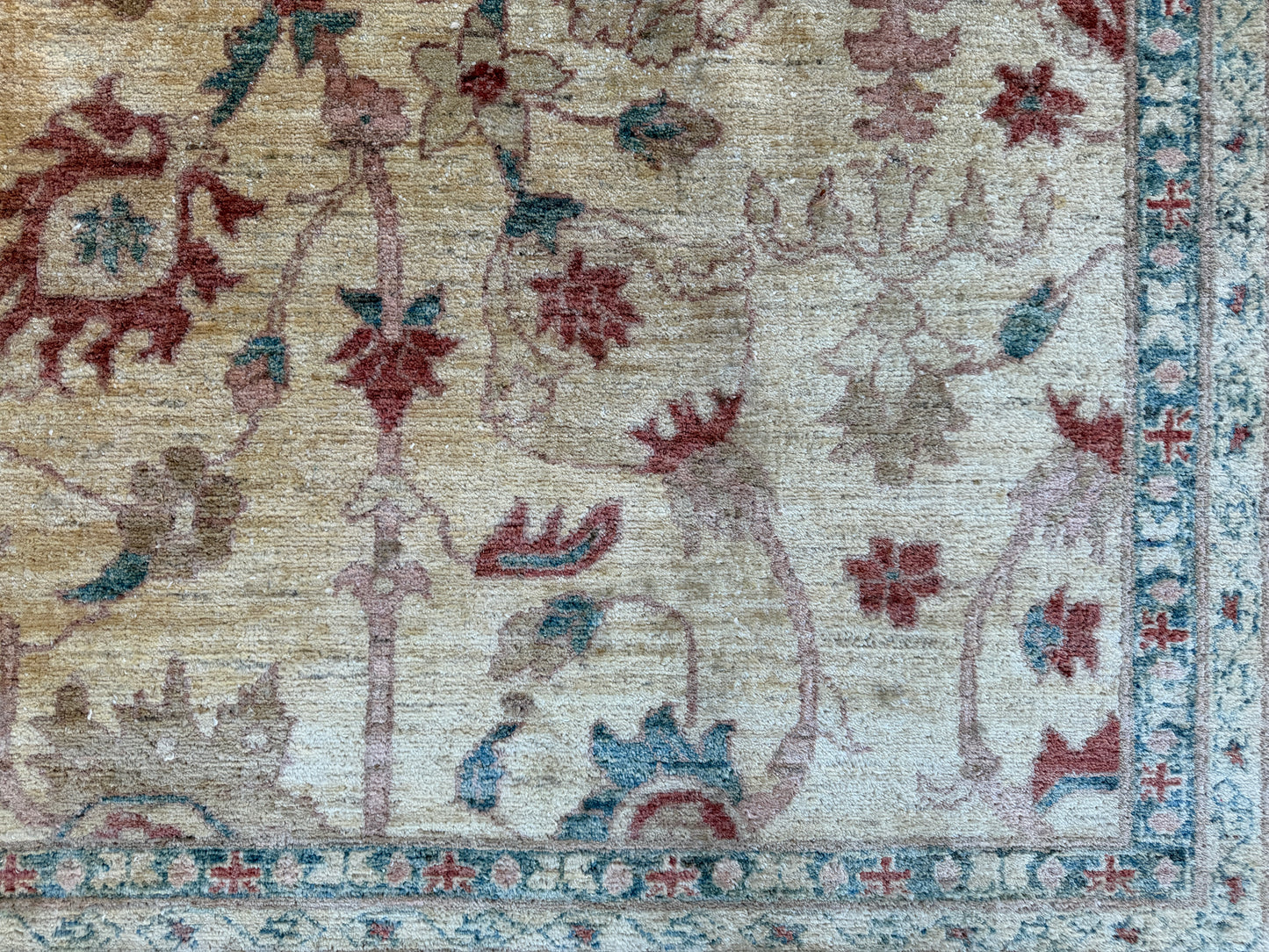 Hand-knotted Oushak Rug - 12’x15’