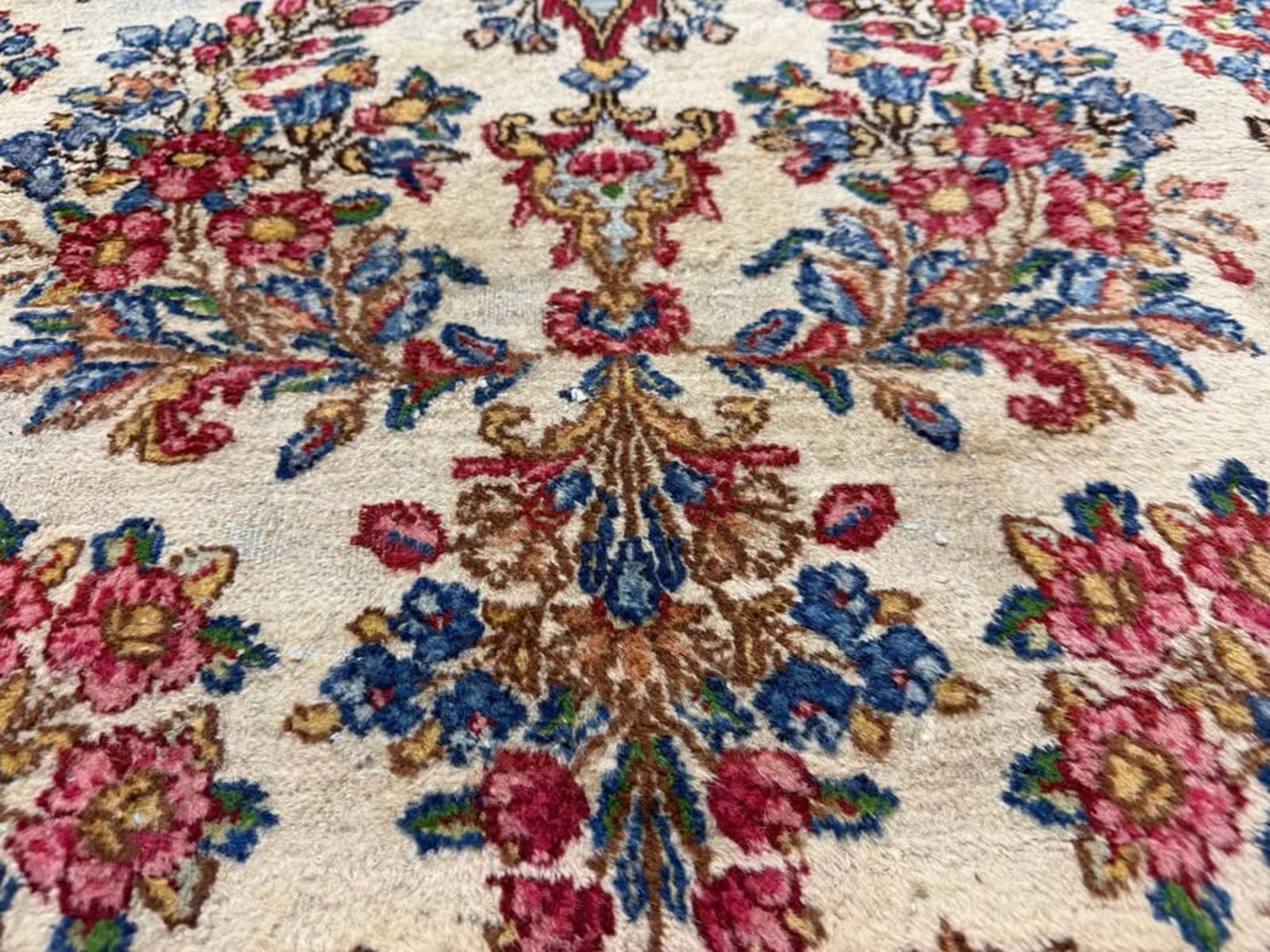 3’x4’11” Antique Persian Kerman Rug