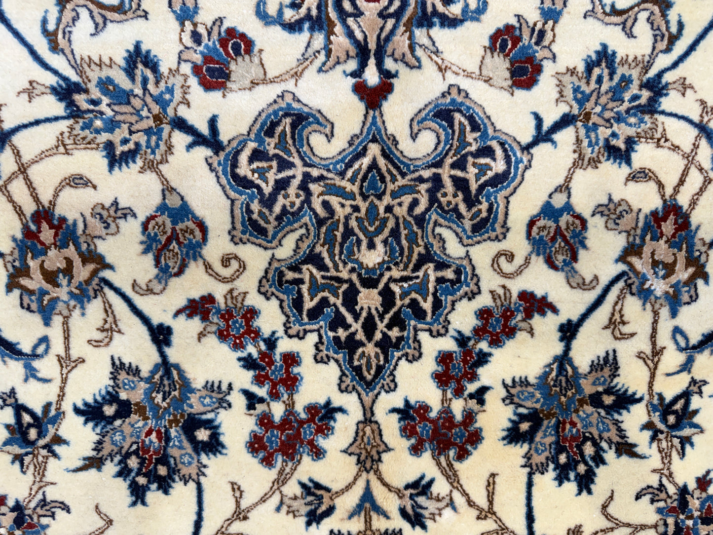 Hand-Knotted 4 La Persian Nain Rug - 10'3"x14'1"