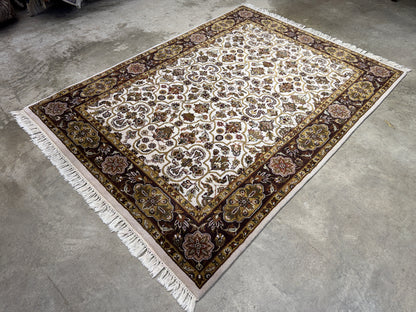 Hand-Knotted Agra Rug - 5’2”x7’