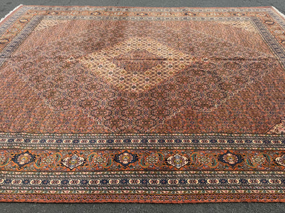 11’9”x15’9” Hand-Knotted Fine Wool Persian Sarab Area Rug