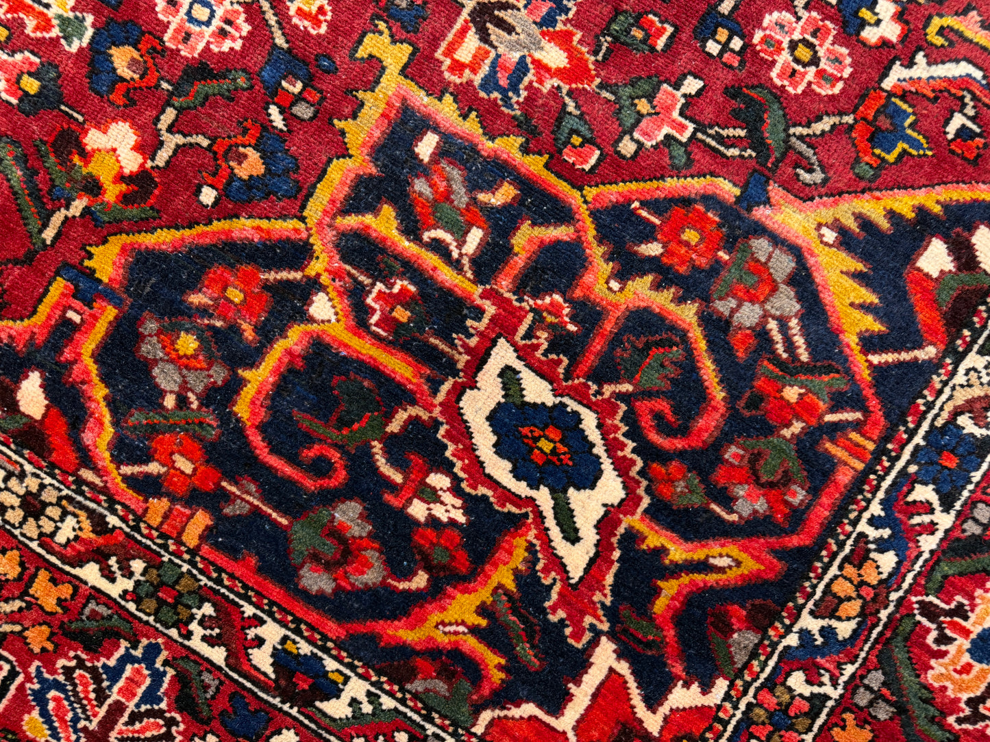 9’10”x12’4” Hand-Knotted Persian Bakhtiari Area Rug