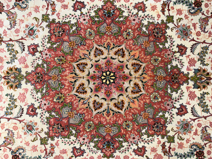 Hand-Knotted 70 Raj Persian Tabriz Rug - 10’x13’5”