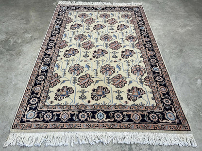 4’x5’10” Hand-knotted Wool All-Over Rug - Oriental Carpet 4x6