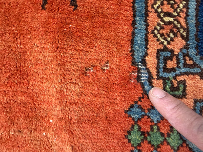 8’10”x11’ Hand-Knotted Wool Kazak Area Rug