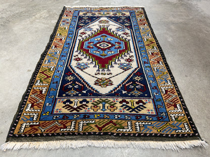Hand-Knotted Balouchi Rug - 2’2”x3’7”