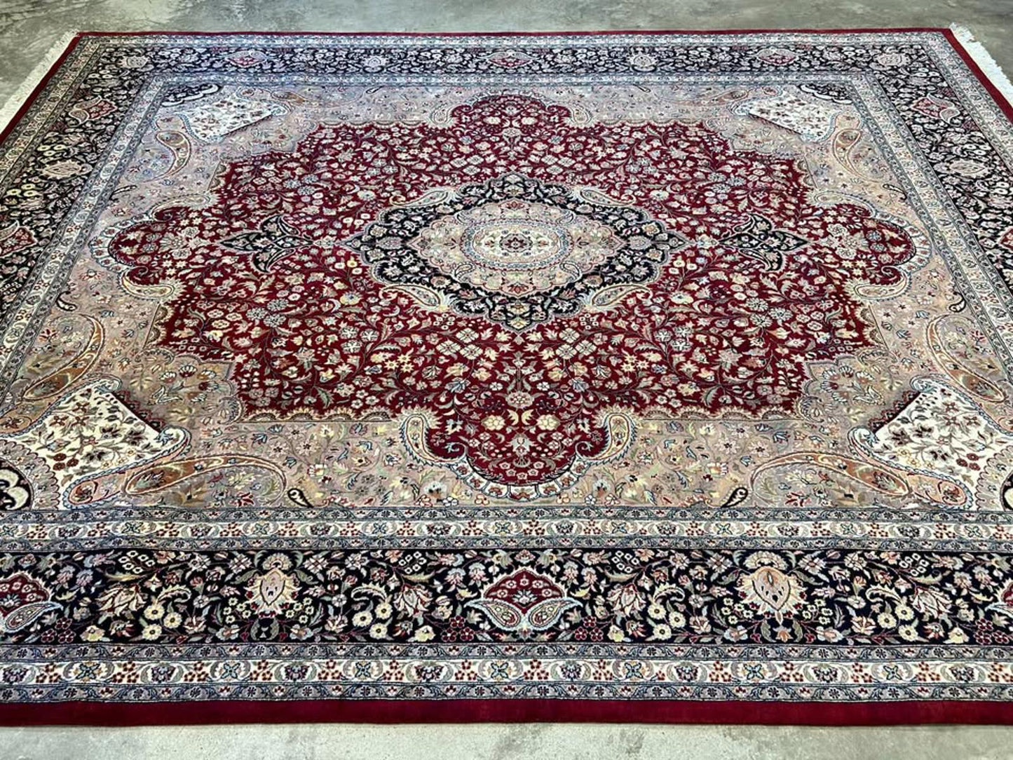 9'x12' Hand-Knotted Oriental Rug