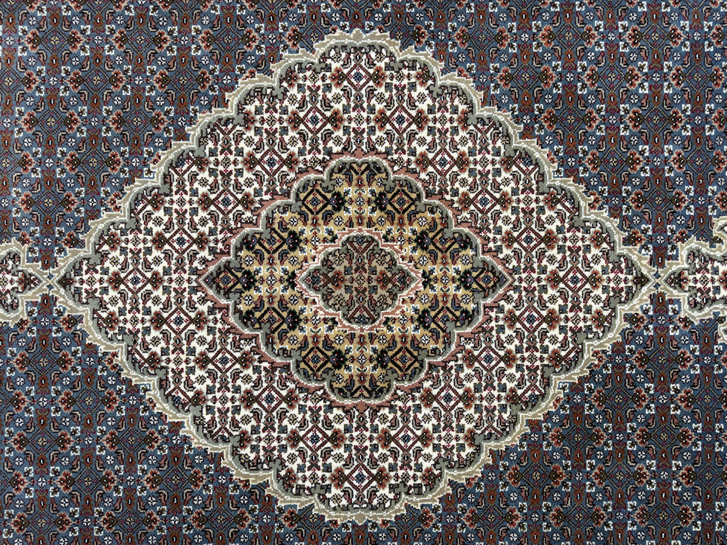 8’x10’ Hand-Knotted Wool IndoMahi Tabriz Area Rug