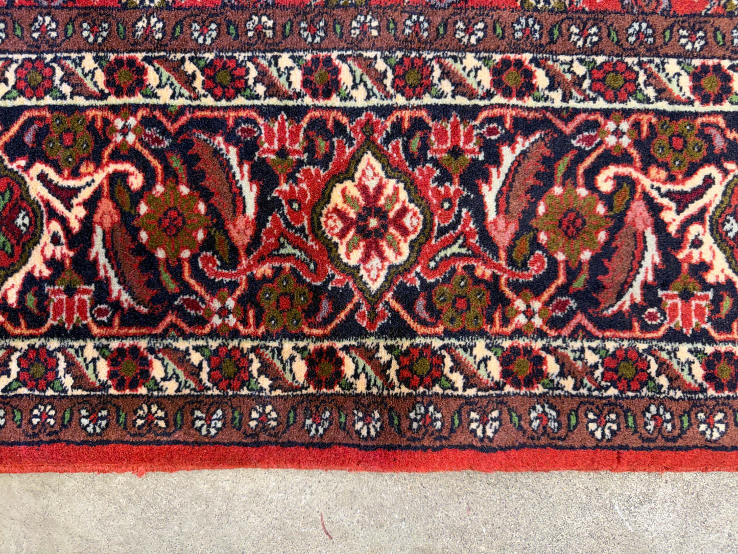 Hand-Knotted Persian Bidjar Rug - 6’7”x8’1”