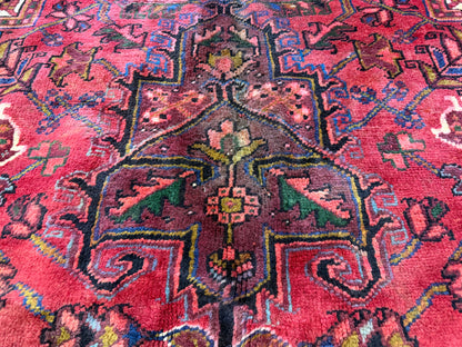 Hand-Knotted Persian Heriz Rug - 10’1”x12’7”