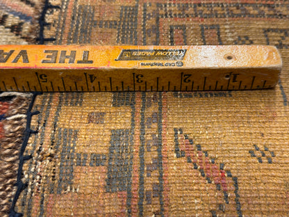 Antique Hand-Knotted Russian Kazak Rug - 4'9"x10'2"