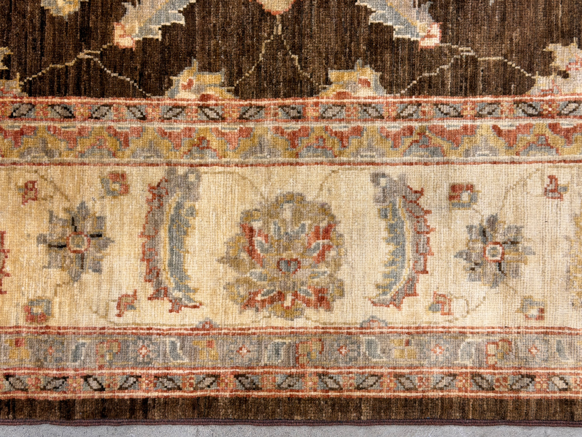 Hand-Knotted Pishawar Rug - 6'3"x9'7"