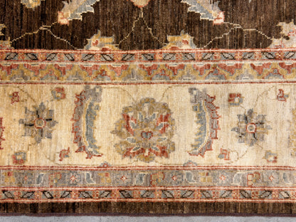 Hand-Knotted Pishawar Rug - 6'3"x9'7"