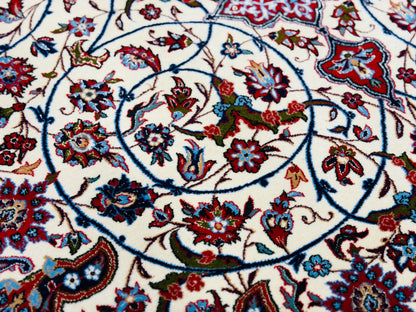 Hand-Knotted Persian Isfahan Rug - Signed Seirafian - 6’6”x10’2”