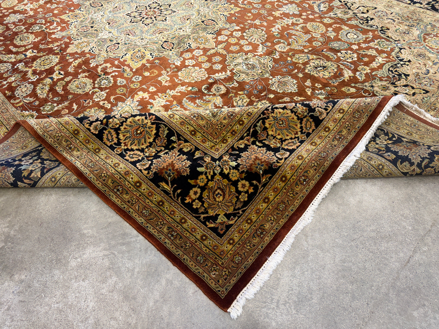 Hand-Knotted Oriental Rug - 9’9”x13’9”