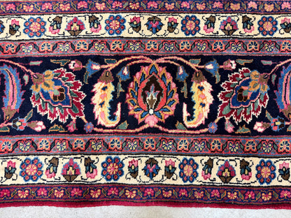 Hand-Knotted Persian Mashad Rug - 10’1”x12’10”
